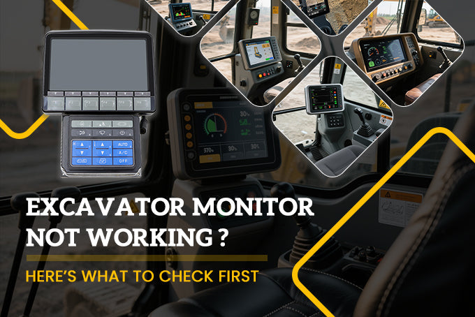 Excavator Monitor Not Working Here’s What to Check First