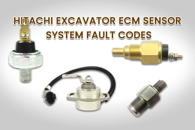 Hitachi Excavator ECM Sensor System Fault Code Failure