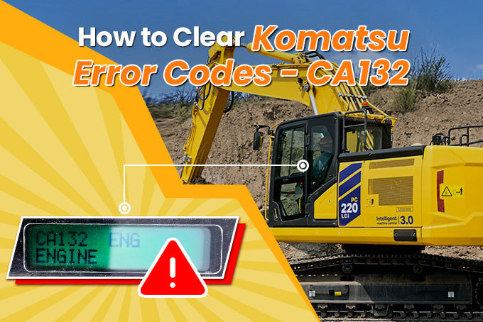 How to Clear Komatsu Error Codes - CA132