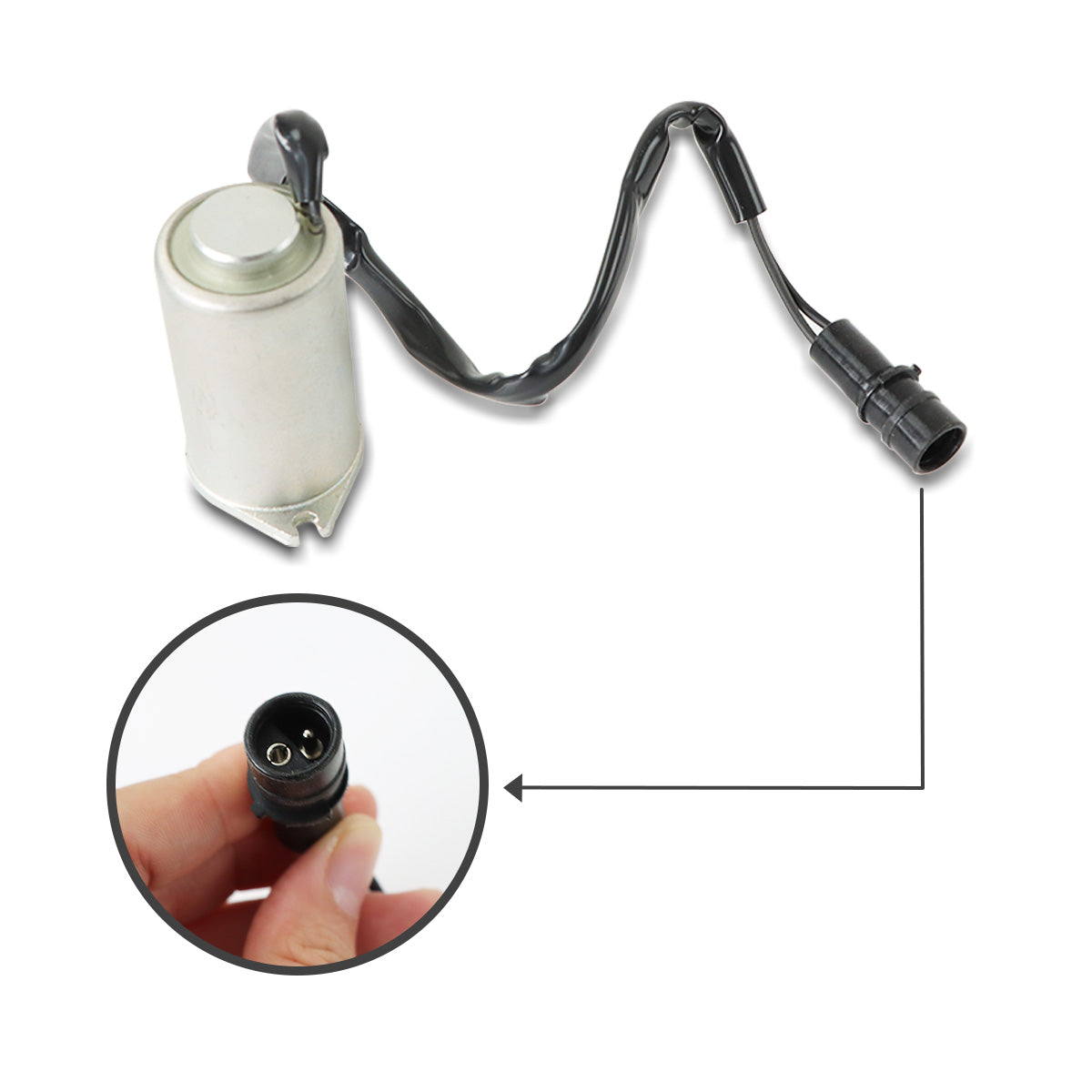 0086-1879 096-4510 Hydraulic Service Pump Solenoid Valve for Caterpillar E110B E120B - Sinocmp