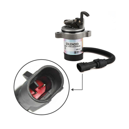 04103808 04103812 04103816 Fuel Shut Off Solenoid Valve 12V for Deutz F3L F3M F4L F4M 1011 2011 Engine - Sinocmp