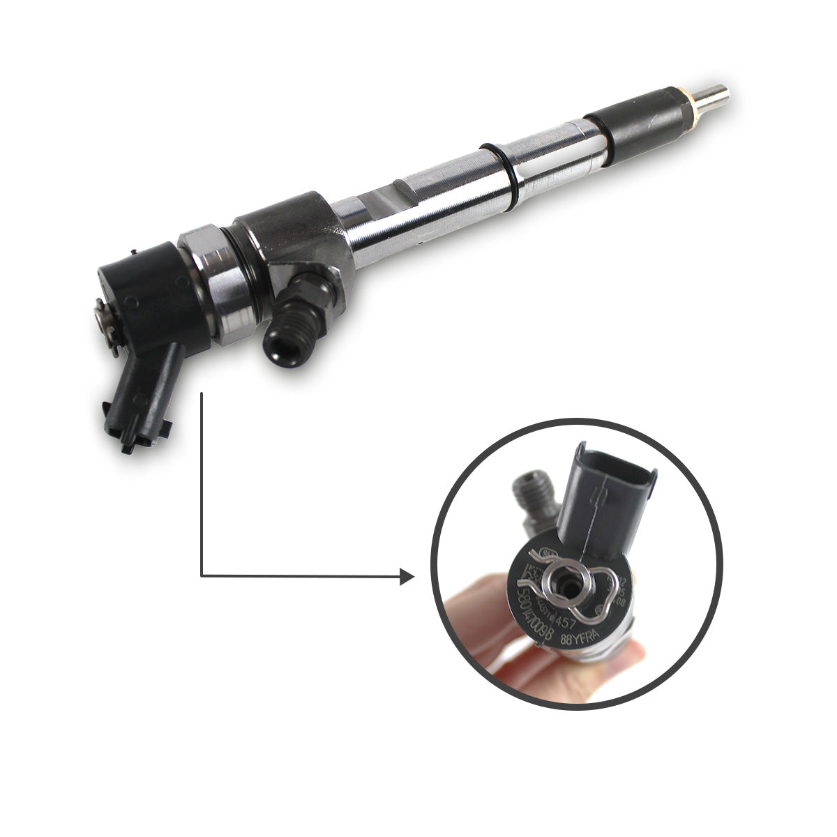 0445110457 Common Rail Injector for Case New Holland Iveco John Deere 3.4 Diesel - Sinocmp