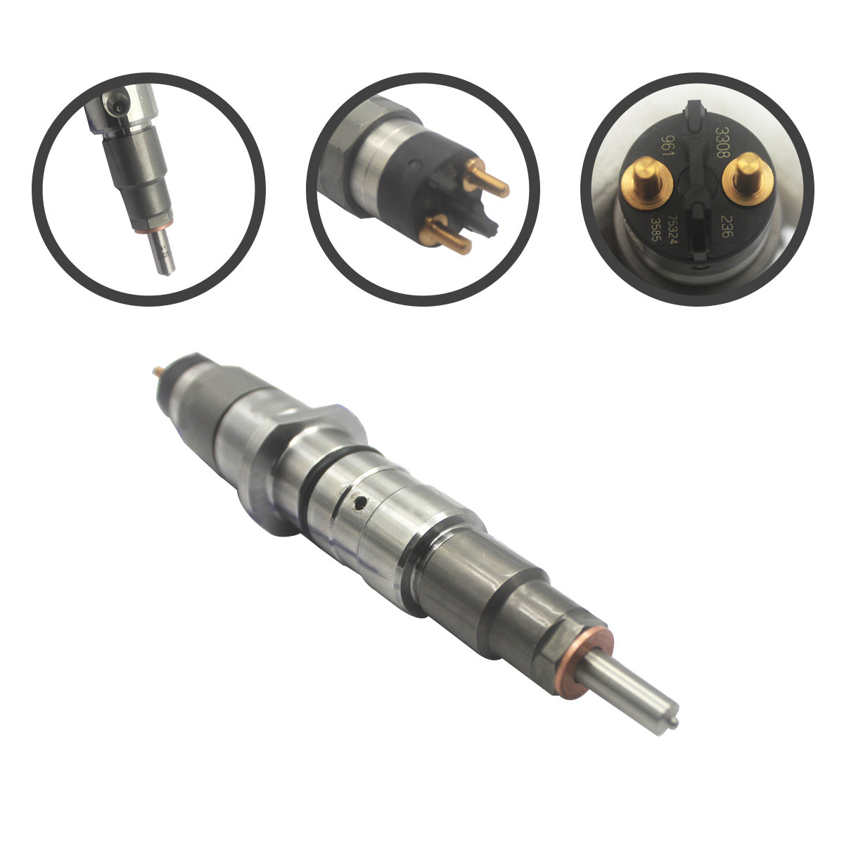 0445120236 6745-11-3100 Fuel Injectors for Komatsu Excavator Parts - Sinocmp