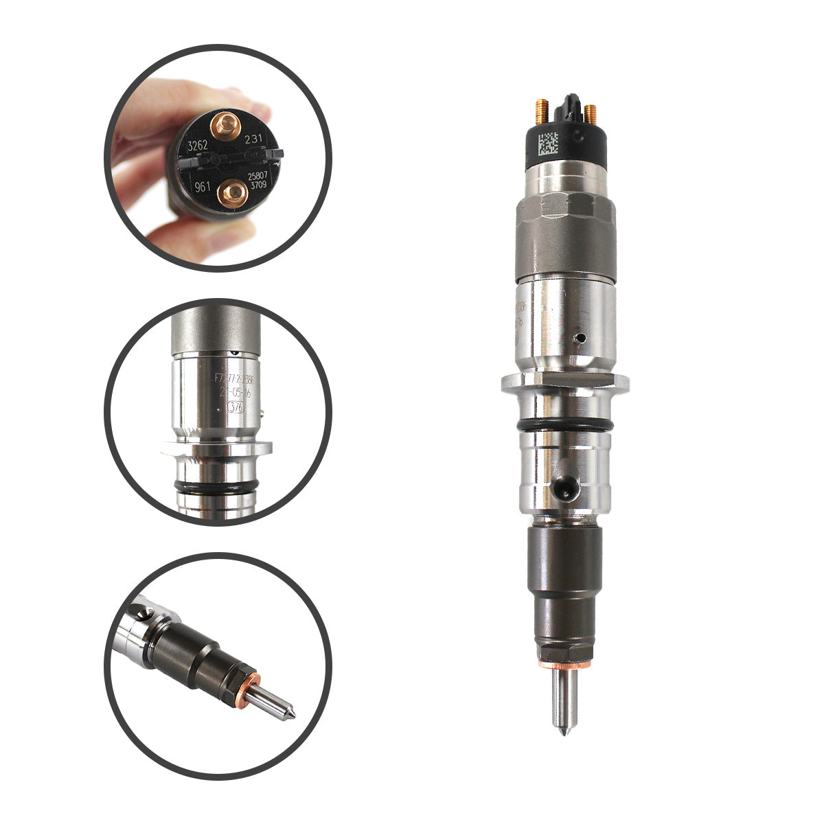 0445120376 Common Rail Fuel Injector for Komatsu Engine - Sinocmp