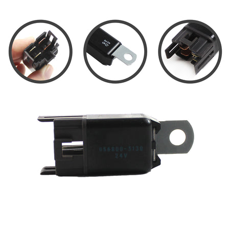 056800-3130 24V Air Conditioner Relay for Komatsu Excavator - Sinocmp