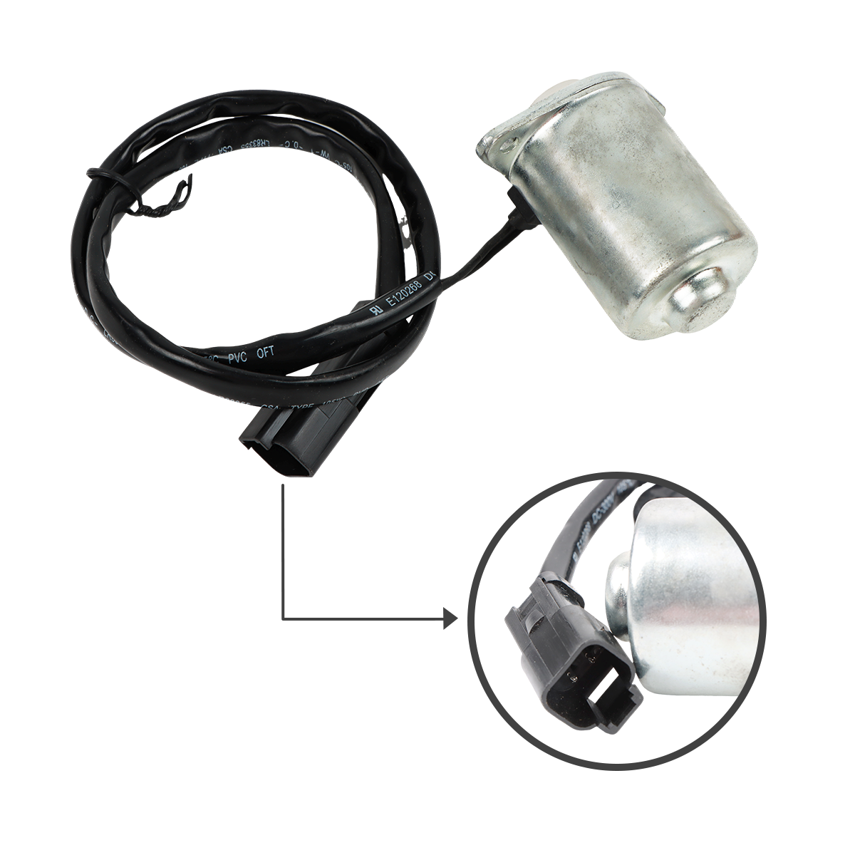 0976504 Solenoid Valve for Hitachi EX1200-6 ZX210-3 ZX330-3 - Sinocmp