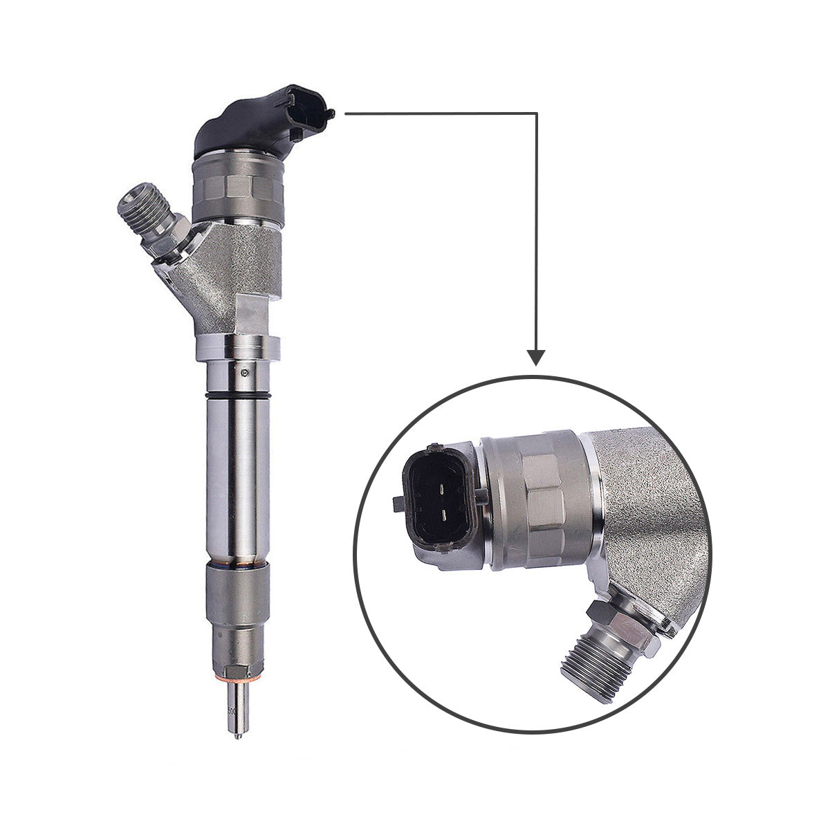 2006-2007.5 LBZ Duramax Chevy/GMC 2500/3500 6.6L Diesel Fuel Injector 0986435521 0445120042 97361355 97780358 97780474 - Sinocmp