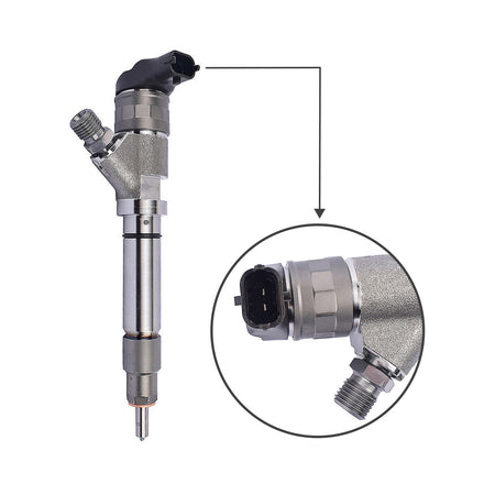 2006-2007.5 LBZ Duramax Chevy/GMC 2500/3500 6.6L Diesel Fuel Injector 0986435521 0445120042 97361355 97780358 97780474 - Sinocmp