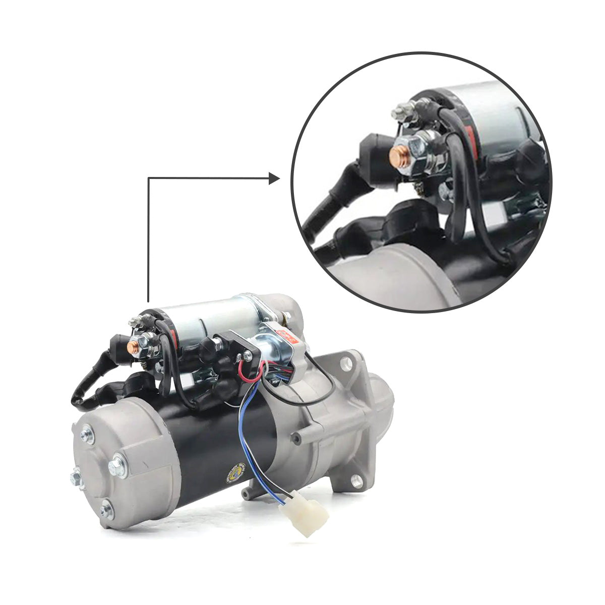 1-811000-189-2 1-81100189-0 Starter Motor 24V 4.5KW for EX200-1 SH280 6BD1 Engine - Sinocmp