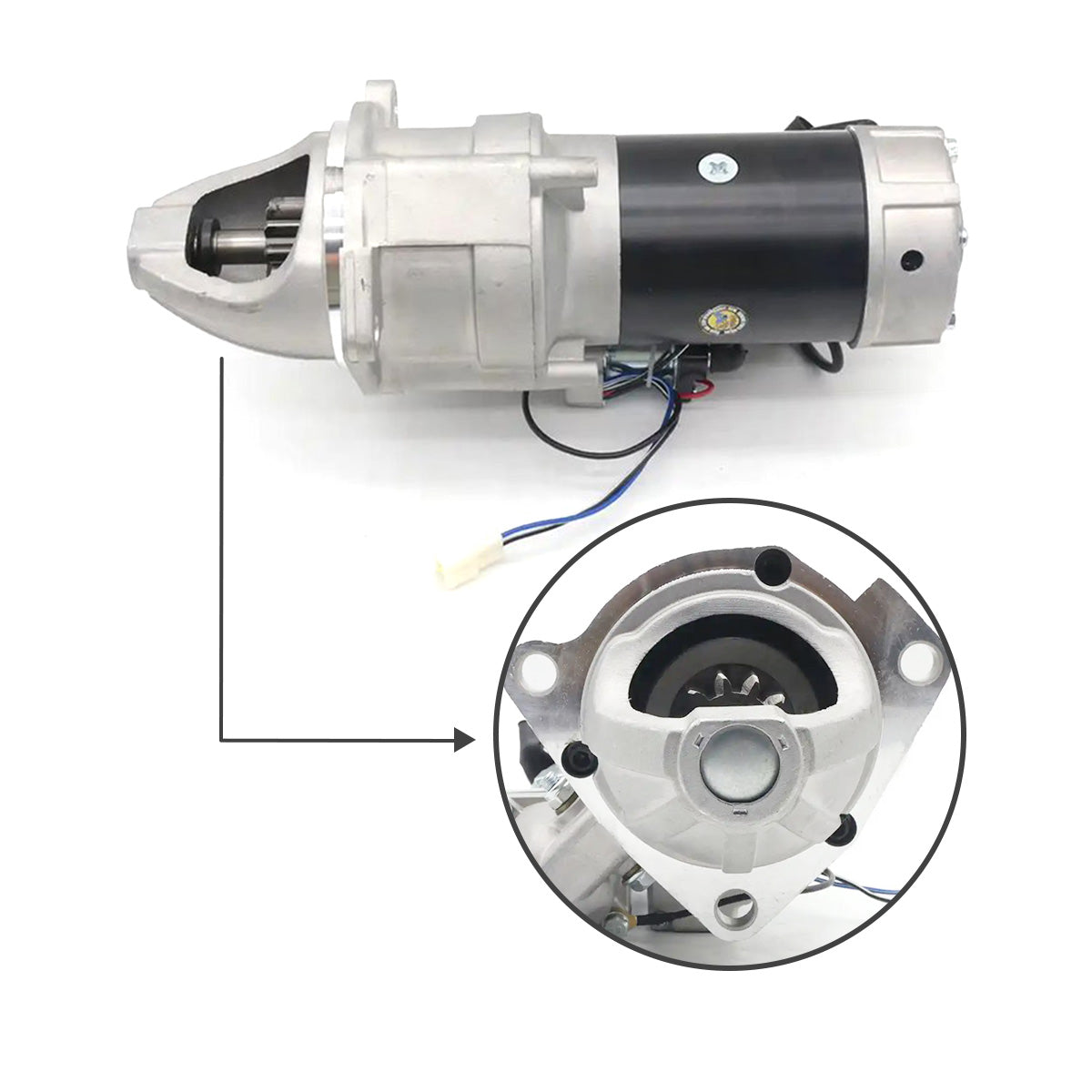 1-811000-189-2 1-81100189-0 Starter Motor 24V 4.5KW for EX200-1 SH280 6BD1 Engine - Sinocmp