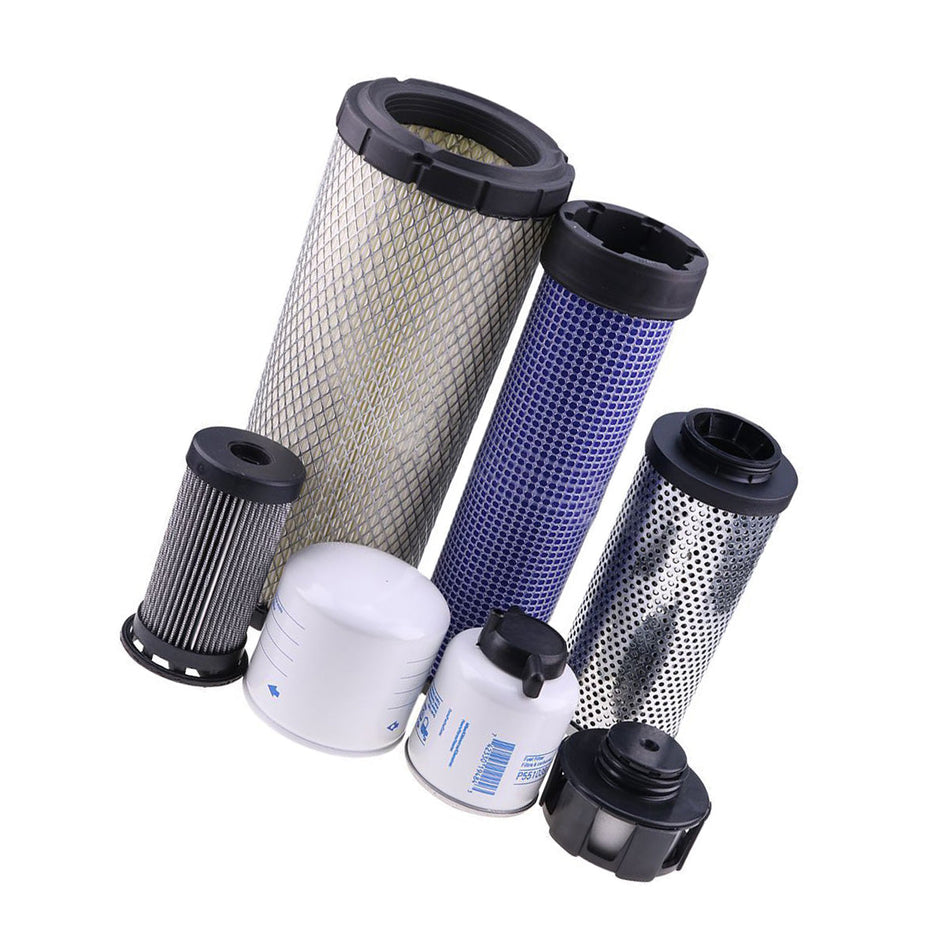 1000/2000 Hour Filter Kit 7316226 for Bobcat Skid Steer Loader S510 S530 - Sinocmp