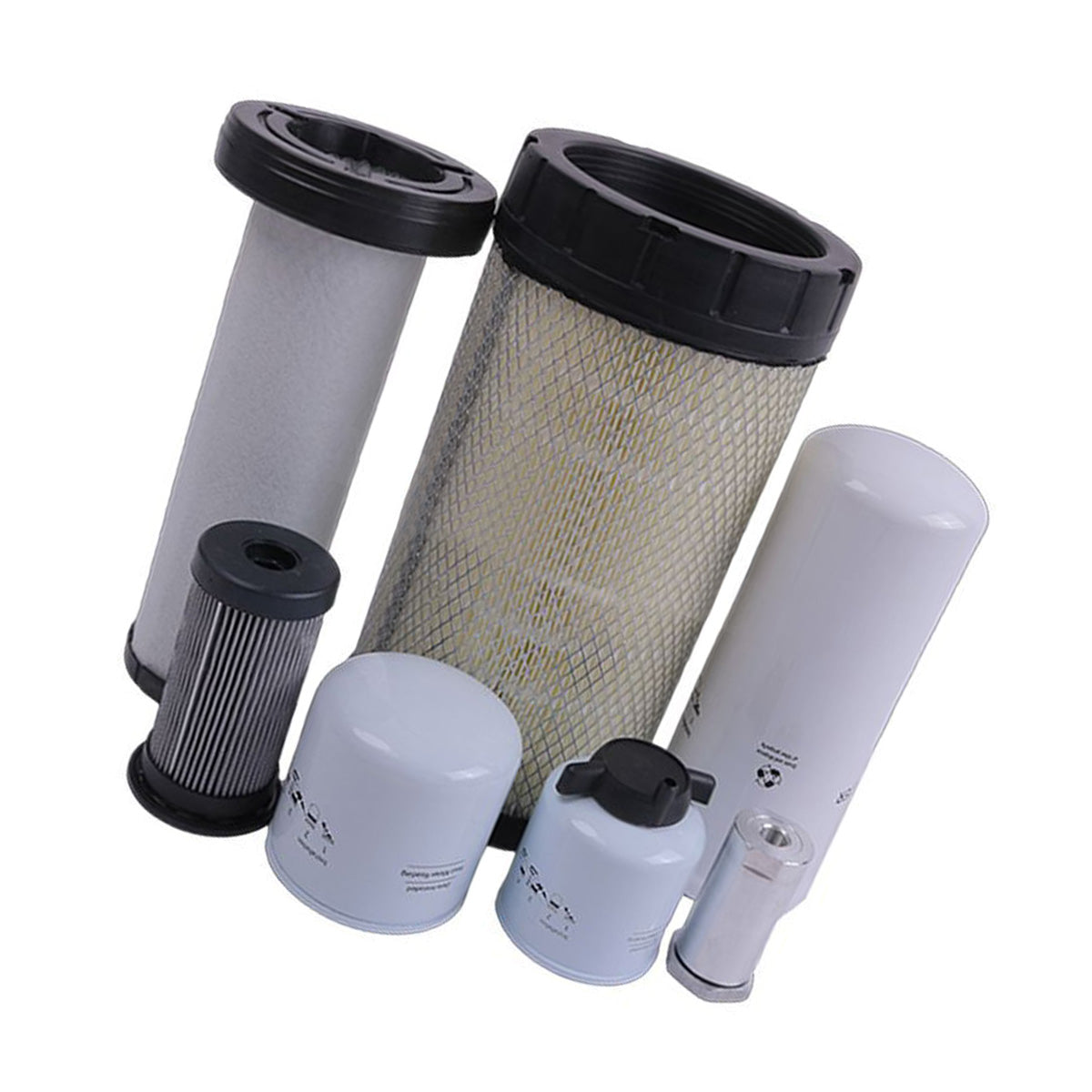 1000/2000 Hour Maintenance Canister Filter Kit 7343881 for Bobcat Track Loader T300 - Sinocmp