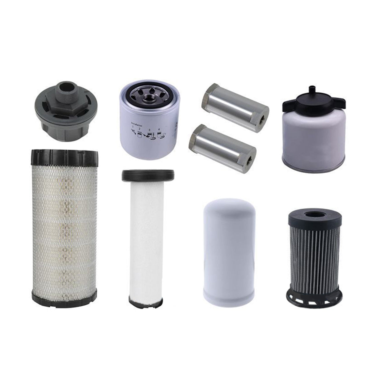 1000/2000 Hour Maintenance Filter Kit 7343878 for Bobcat Track Loader T300 - Sinocmp