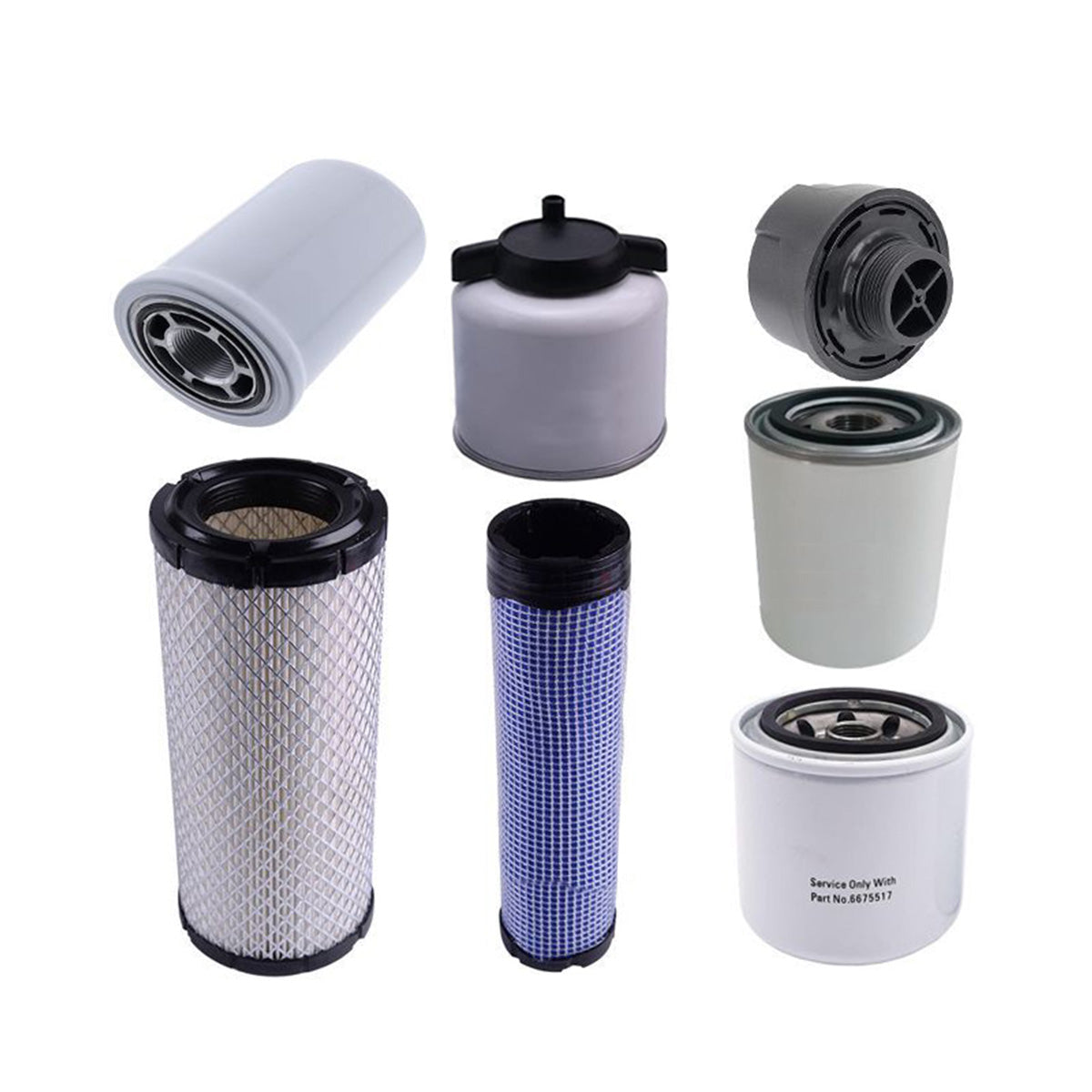 1000/2000 Hour Maintenance Filter Kit 7403866 for Bobcat Excavator - Sinocmp