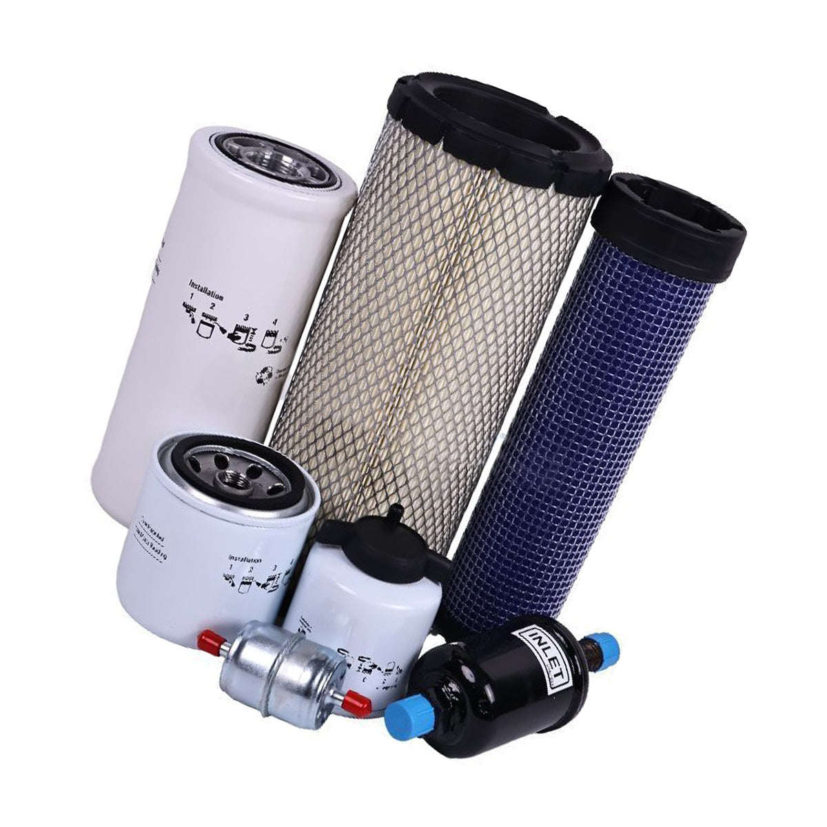 1000/2000 Hour Maintenance Filter Kit 7403878 for Bobcat Excavator 430 - Sinocmp