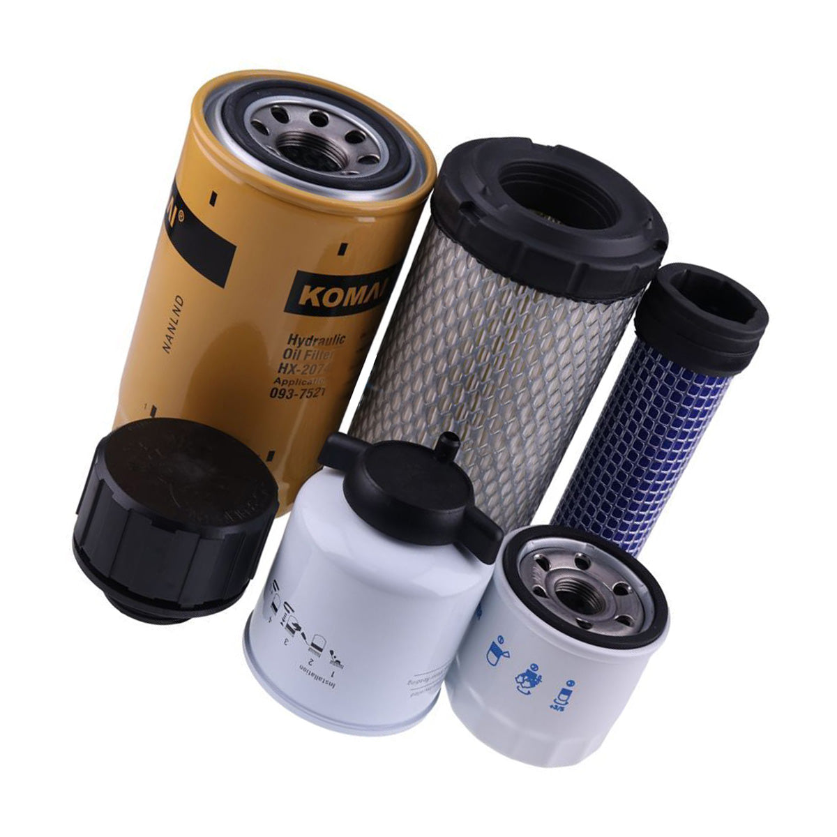 1000/2000 Hour Maintenance Filter Kit 7403941 for Bobcat Excavator 320 322 323 - Sinocmp