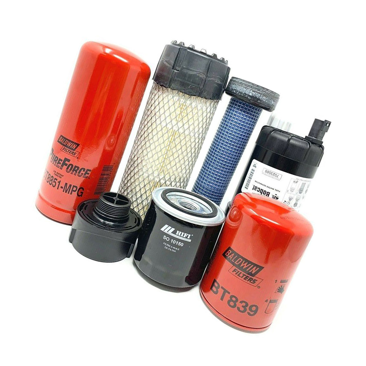 1000/3000 Hour Filter Kit 7338192 for Bobcat Excavator E85 - Sinocmp