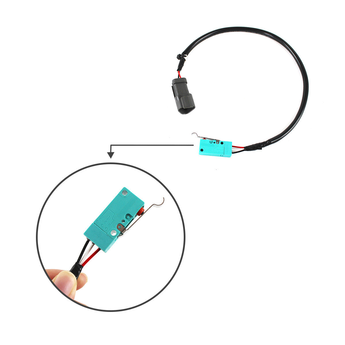 111-4799 Safety Switch for Caterpillar 307B 307D 312D 312B 313D - Sinocmp