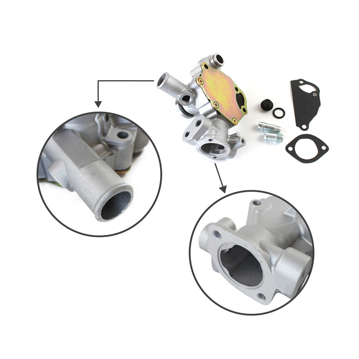 119265-42002 Water Pump for Yanmar 3D68E 3TNE68 3TNE68C Engine - Sinocmp