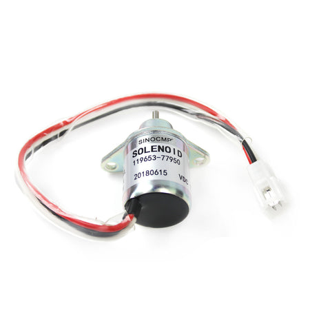 119653-77950 SA-4562-T Fuel Cut Off Solenoid for Yanmar 2TNV70 3TNE88 - Sinocmp