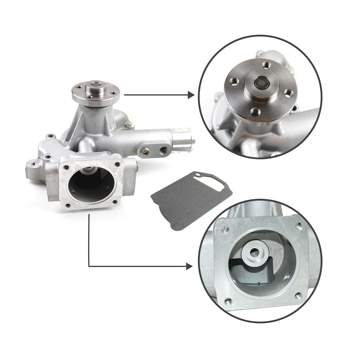 123900-42100 Water Pump for Komatsu 4TNV106 Yanmar - Sinocmp