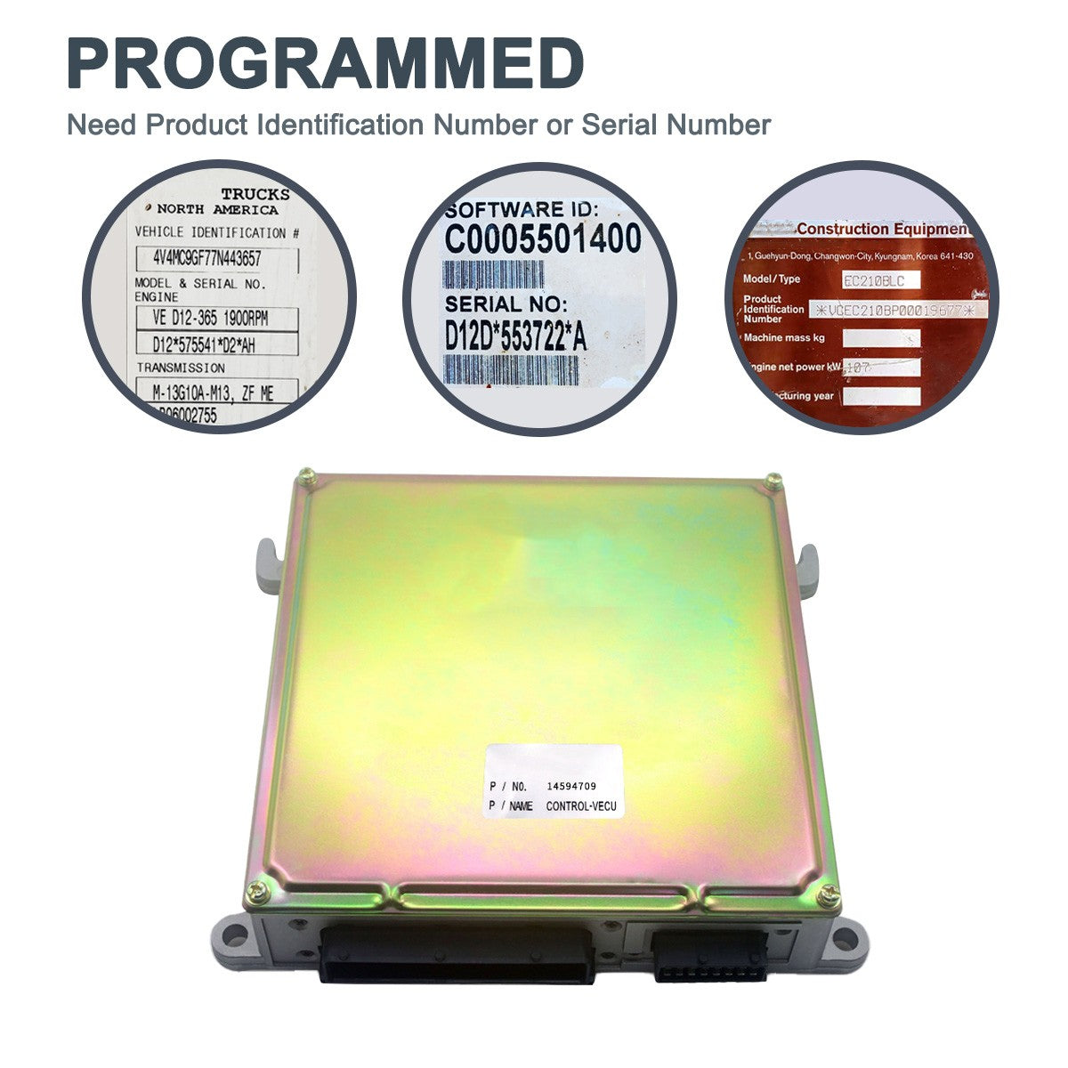 14594709 VOE14594709 ECU Controller for Volvo EW160D EW180D - Sinocmp