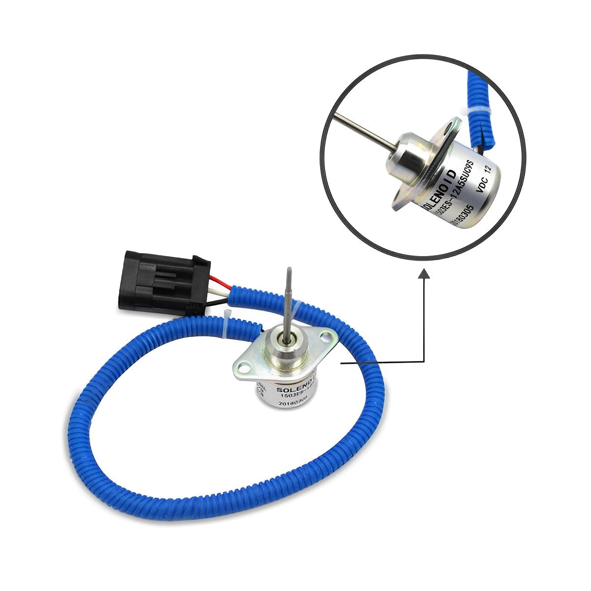 1503ES-12A5SUC9S Stop Solenoid Valve for Kubota Engine - Sinocmp