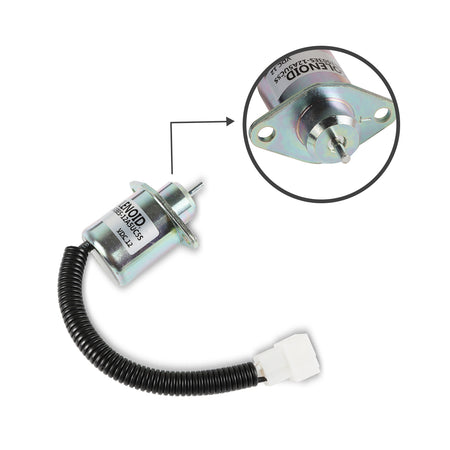 1503ES-12A5UC5S Fuel Shut Off Solenoid Valve for Kubota BX2200 - Sinocmp