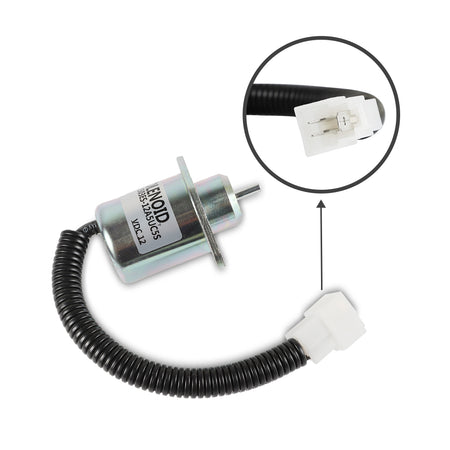 1503ES-12A5UC5S Fuel Shut Off Solenoid Valve for Kubota BX2200 - Sinocmp