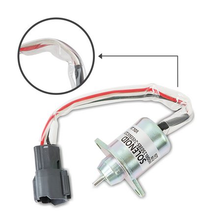 1503ES-24S5SUC12S Fuel Shut Off Solenoid Valve for Yanmar Engine - Sinocmp