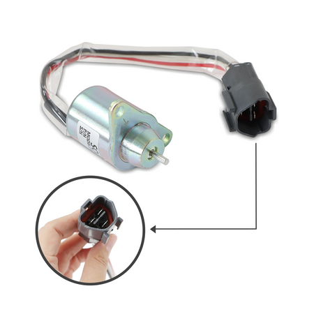 1503ES-24S5SUC12S Fuel Shut Off Solenoid Valve for Yanmar Engine - Sinocmp