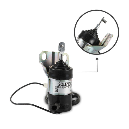 15471-60010 Fuel Shut Off Solenoid Valve for Kubota B1250 - Sinocmp