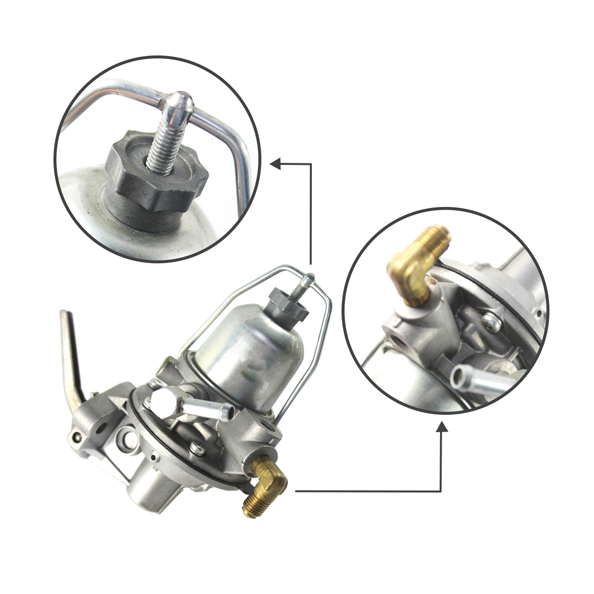 H20-2 H25-2 17010-50K00 Fuel Pump for Nissan H20-2 H25-2 Engine TCM Gasoline LPG Forklift Excavator - Sinocmp