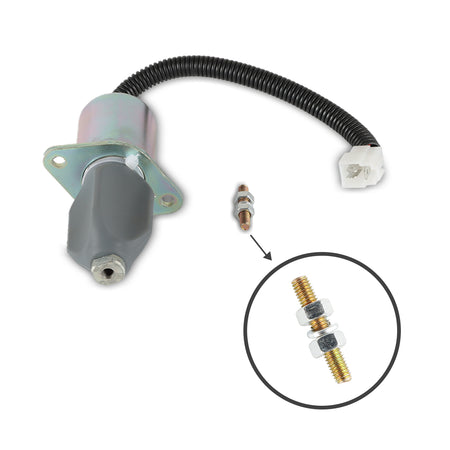 1753ES-12A3UC5B1S1 Shutoff Solenoid Valve for Yanmar B27-2 B22 B50-2 - Sinocmp