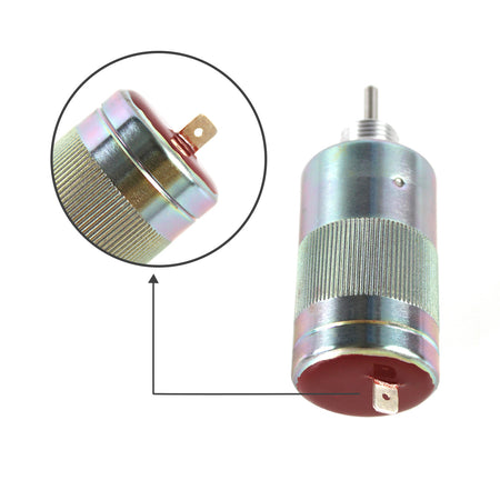 185206085 Fuel Shut Off Solenoid Stop Solenoid Valve 12V for Perkins 100 Series Engine and Case Holland - Sinocmp