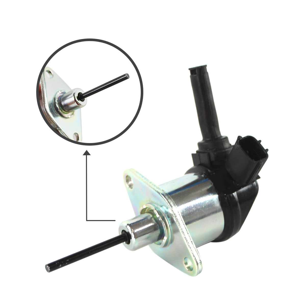 1A021-60017 1A021-60013 Solenoid Valve 12V for Kubota V2003 V2203 V2403 - Sinocmp