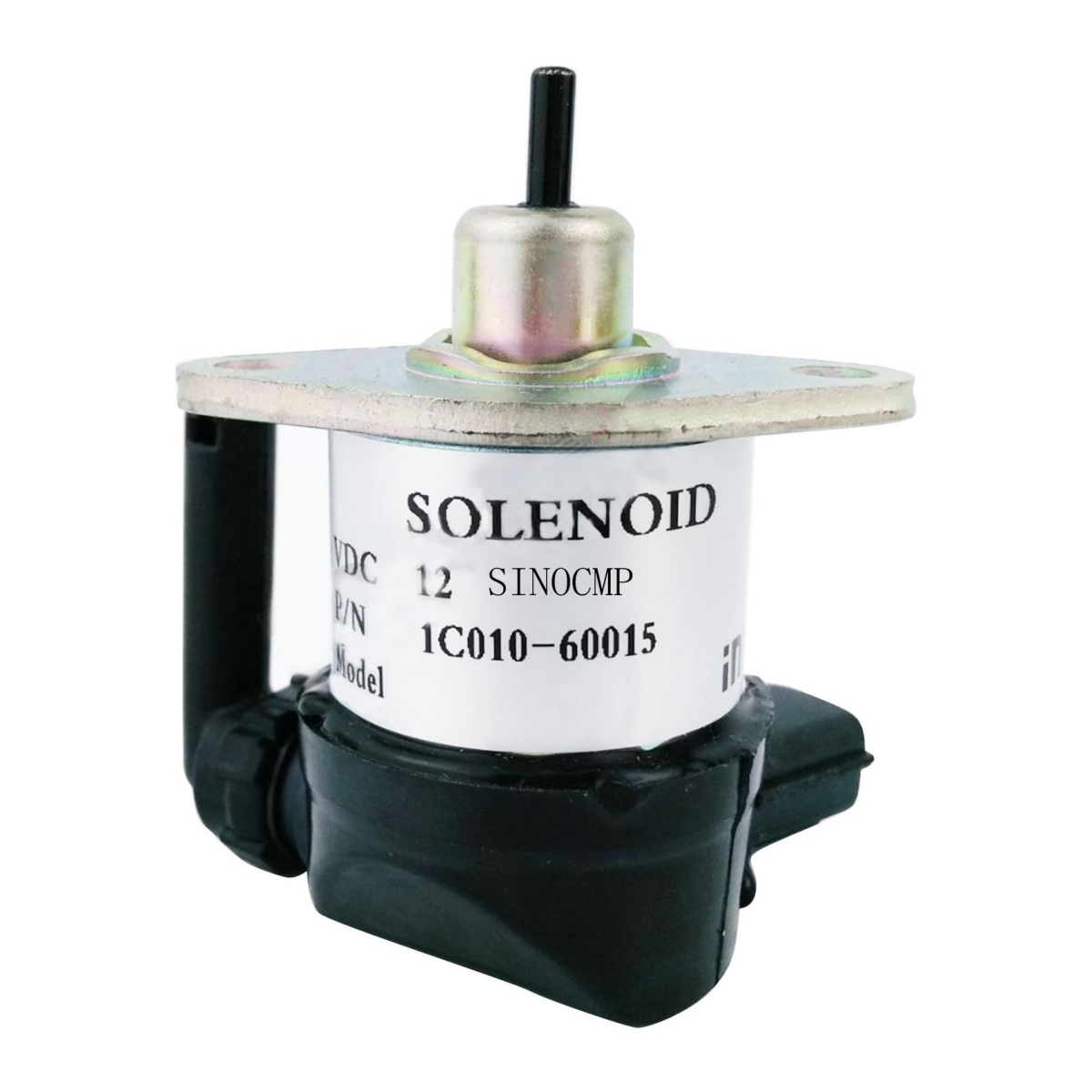 1C010-60015 1C010-60016 12V Fuel Shutdown Solenoid for Kubota M105S M105X - Sinocmp