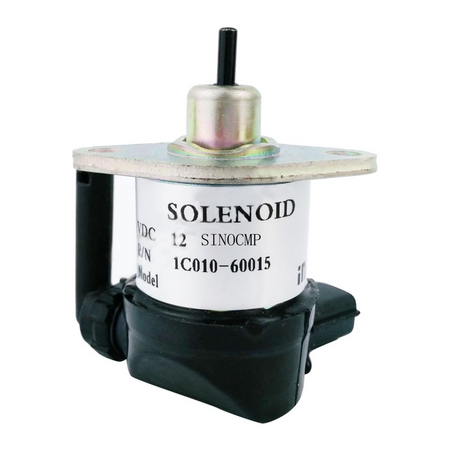 1C010-60015 1C010-60016 12V Fuel Shutdown Solenoid for Kubota M105S M105X - Sinocmp