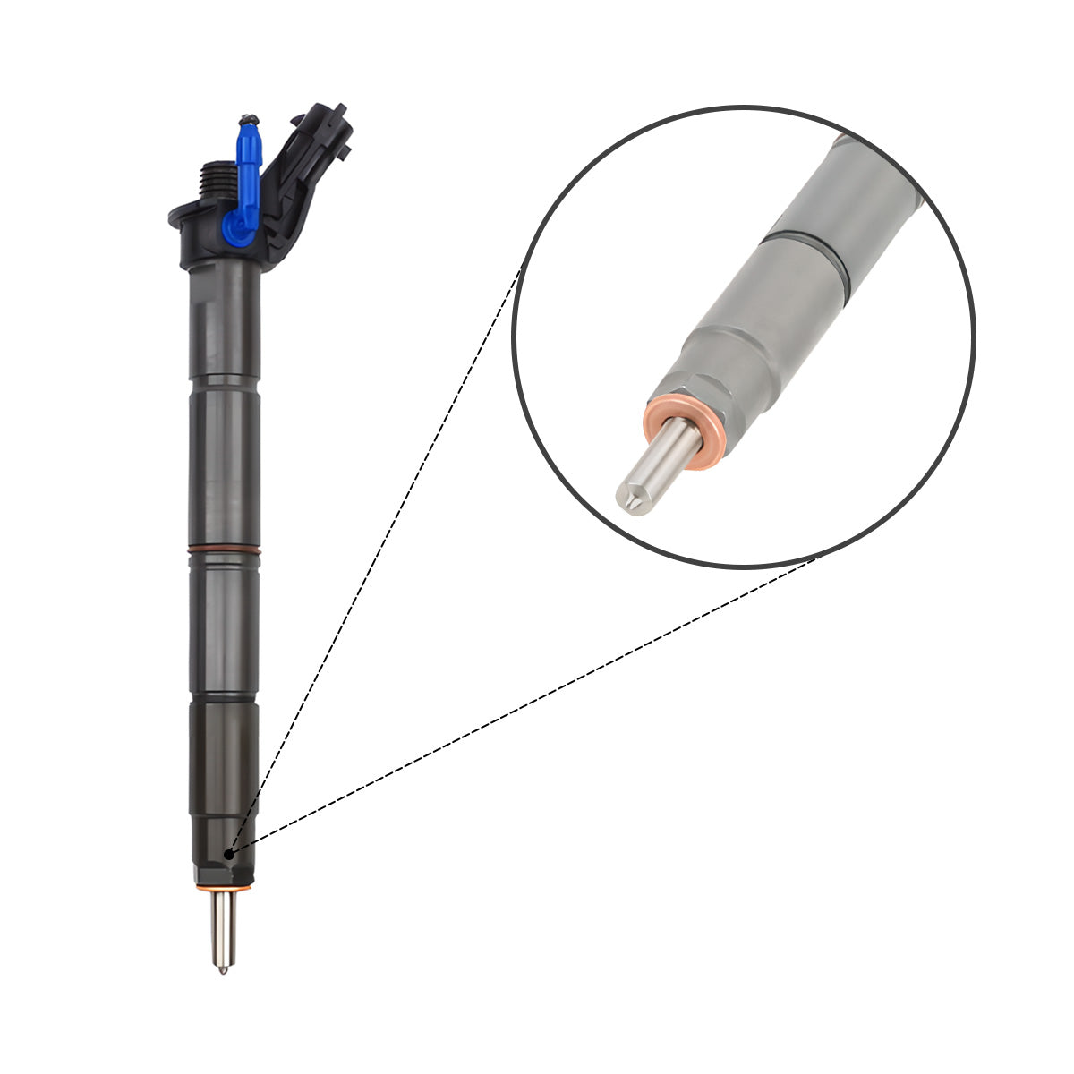 1PC/8PCS 2011-2014 Ford 6.7L Powerstroke PS Reman Fuel Injectors 0445117023 - Sinocmp