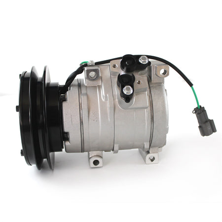 10S15C A/C AC Compressor 20Y-979-6121 447220-4053 for Komatsu PC200-7 PC200-8 PC220-8 PC270-8 PC300-8 Excavator