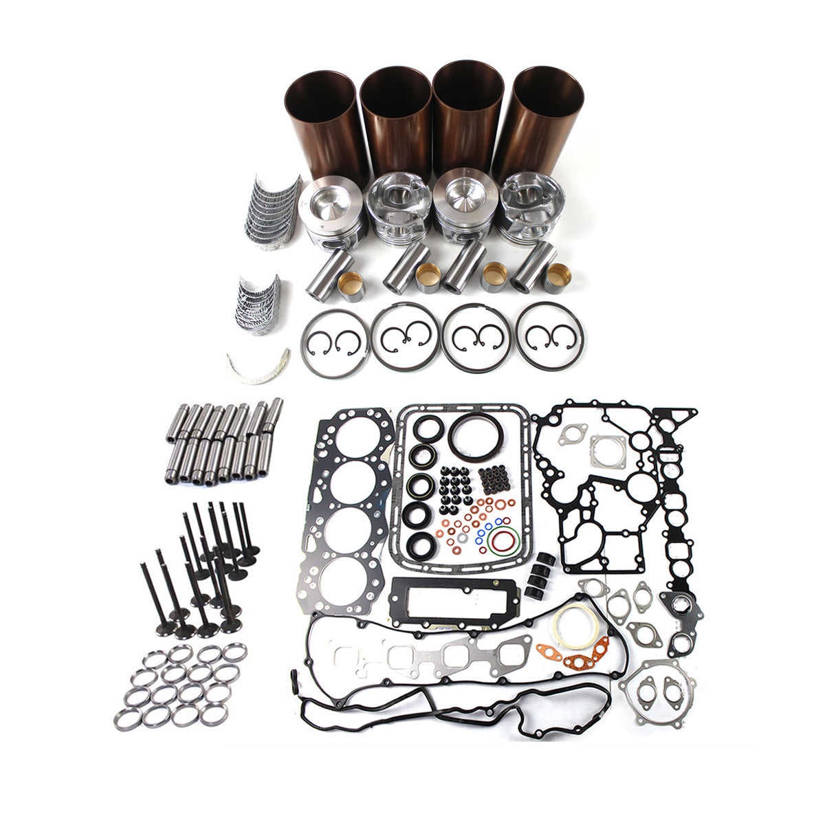 4JJ1 Engine Rebuild Kit for Isuzu NQR NKR NPR ELF NHR Truck Parts - Sinocmp