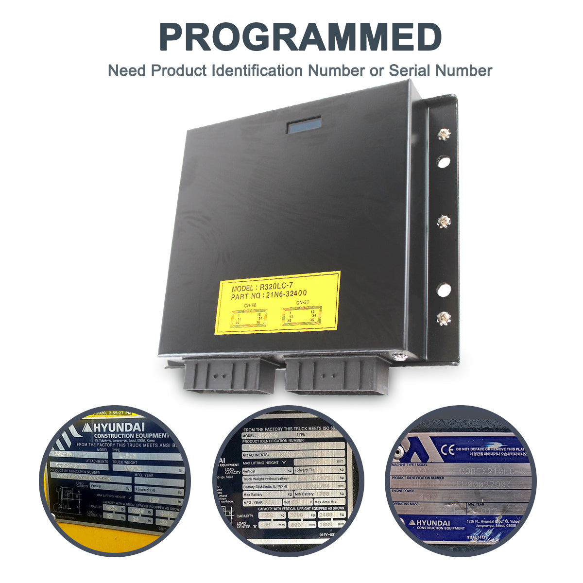 21N6-32400 Controller ECU Computer Box for Hyundai R210W-7 Excavator - Sinocmp