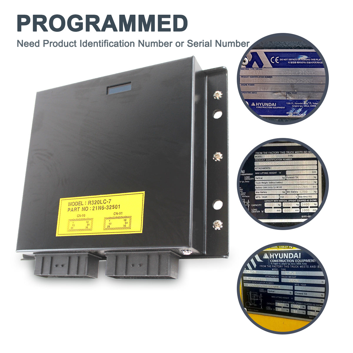 21N6-32501 Engine Controller ECU Computer Board for Hyundai RX215-7 - Sinocmp