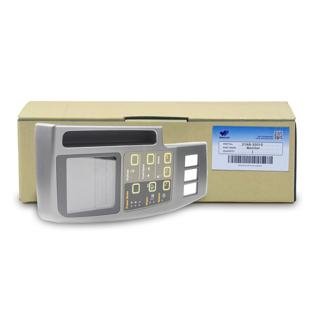 21N8-30010 Monitor Display Panel for Hyundai Excavator R160-7 R215-7 R210LC-7 - Sinocmp