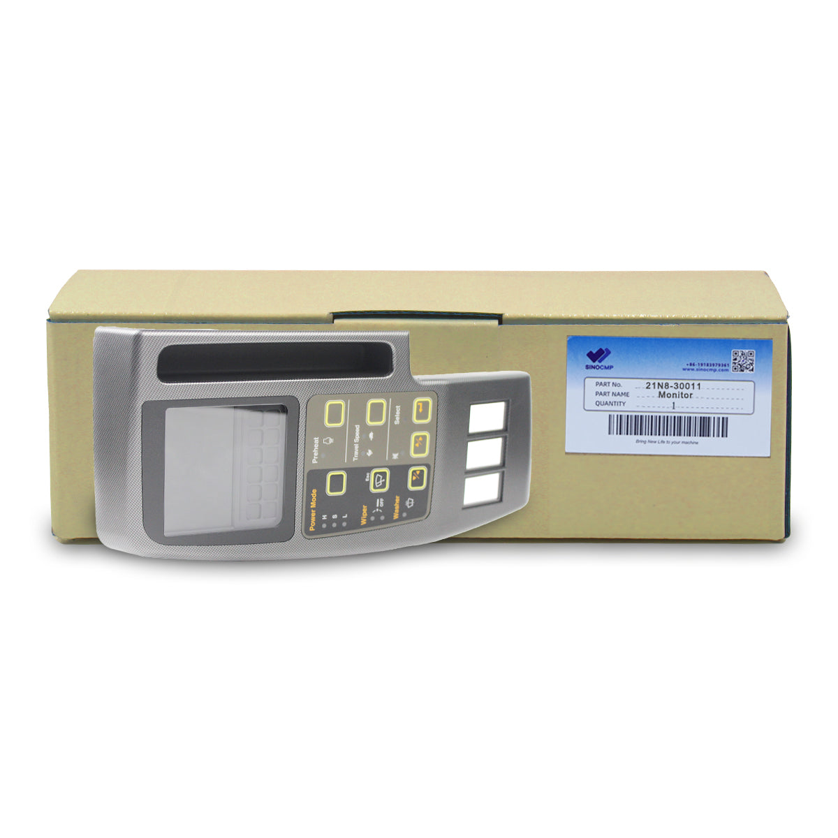 21N8-30011 HCE Cluster Assy Display Monitor for Hyundai R210LC-7 R290LC-7 - Sinocmp