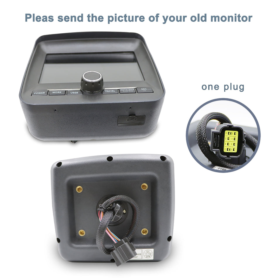 21Q6-30401 Monitor Display Panel Assy for Hyundai Excavator R220-9S R220-9 - Sinocmp