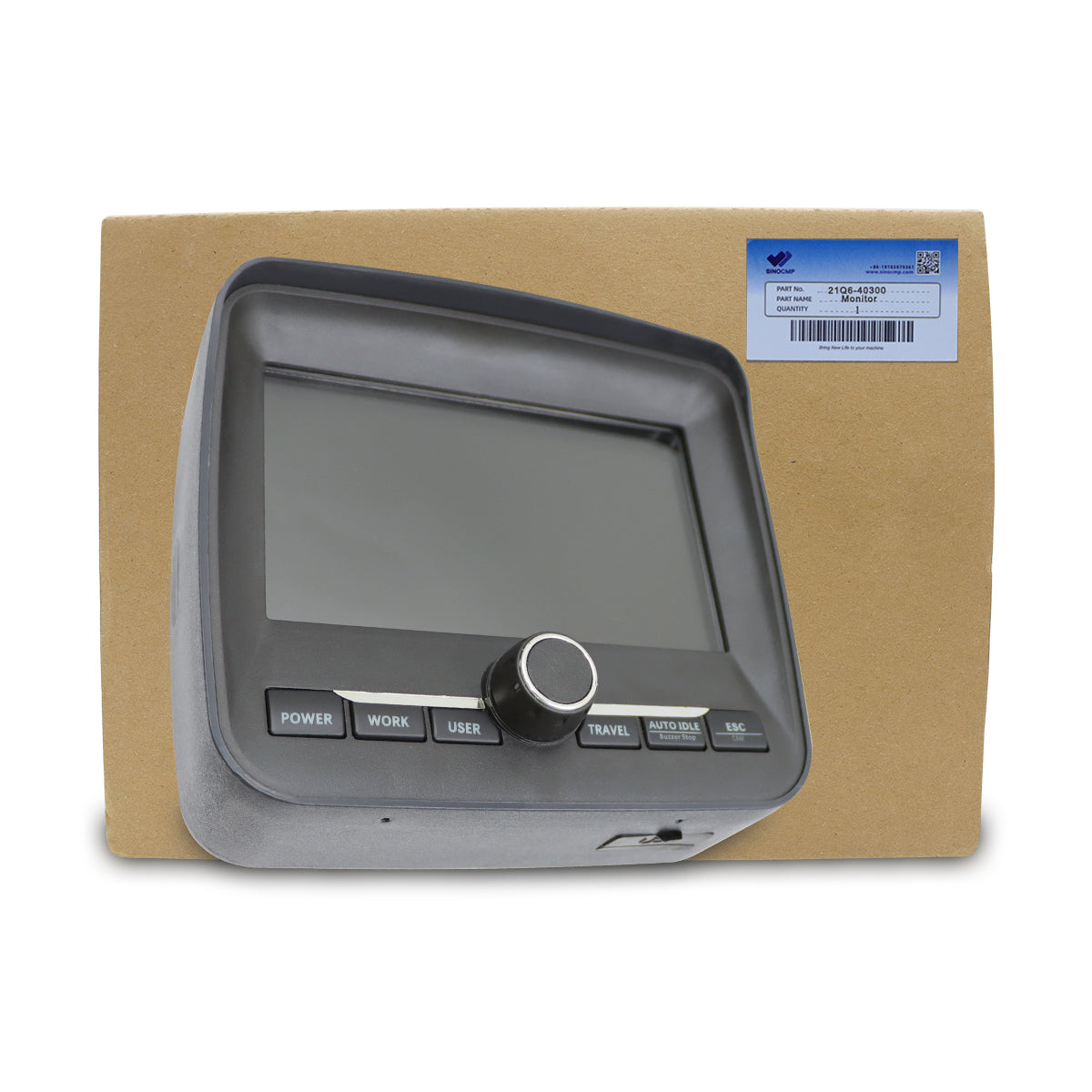 21Q6-40300 Cluster Monitor Display Screen for Hyundai R360LC-9 R480LC-9 - Sinocmp