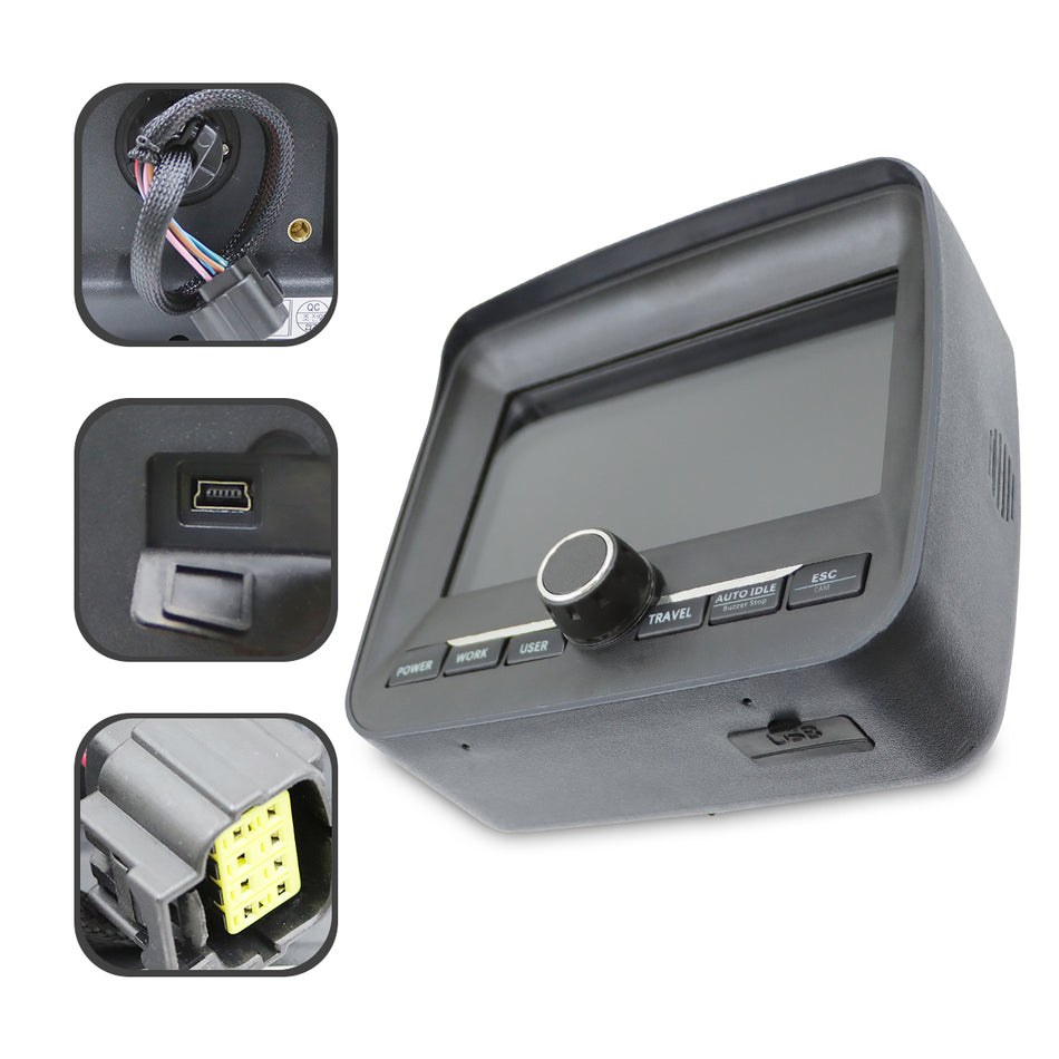 21Q6-40500 HCE Cluster Assy Display Monitor for Hyundai R250LC9 R290LC9 - Sinocmp