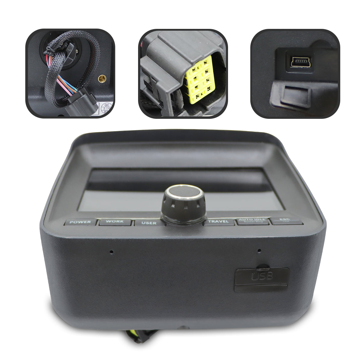 21Q6-55500 Monitor Gauge Cluster for Hyundai R330LC-9A R220LC-9A R250LC-9A - Sinocmp