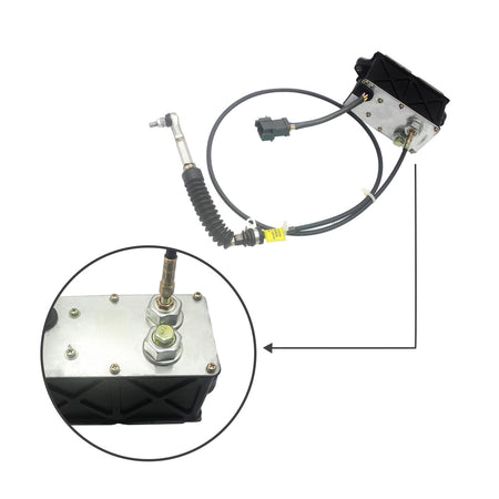 247-5210 Governor Throttle Motor with Single Cable 7 Pins for Caterpillar E330C - Sinocmp